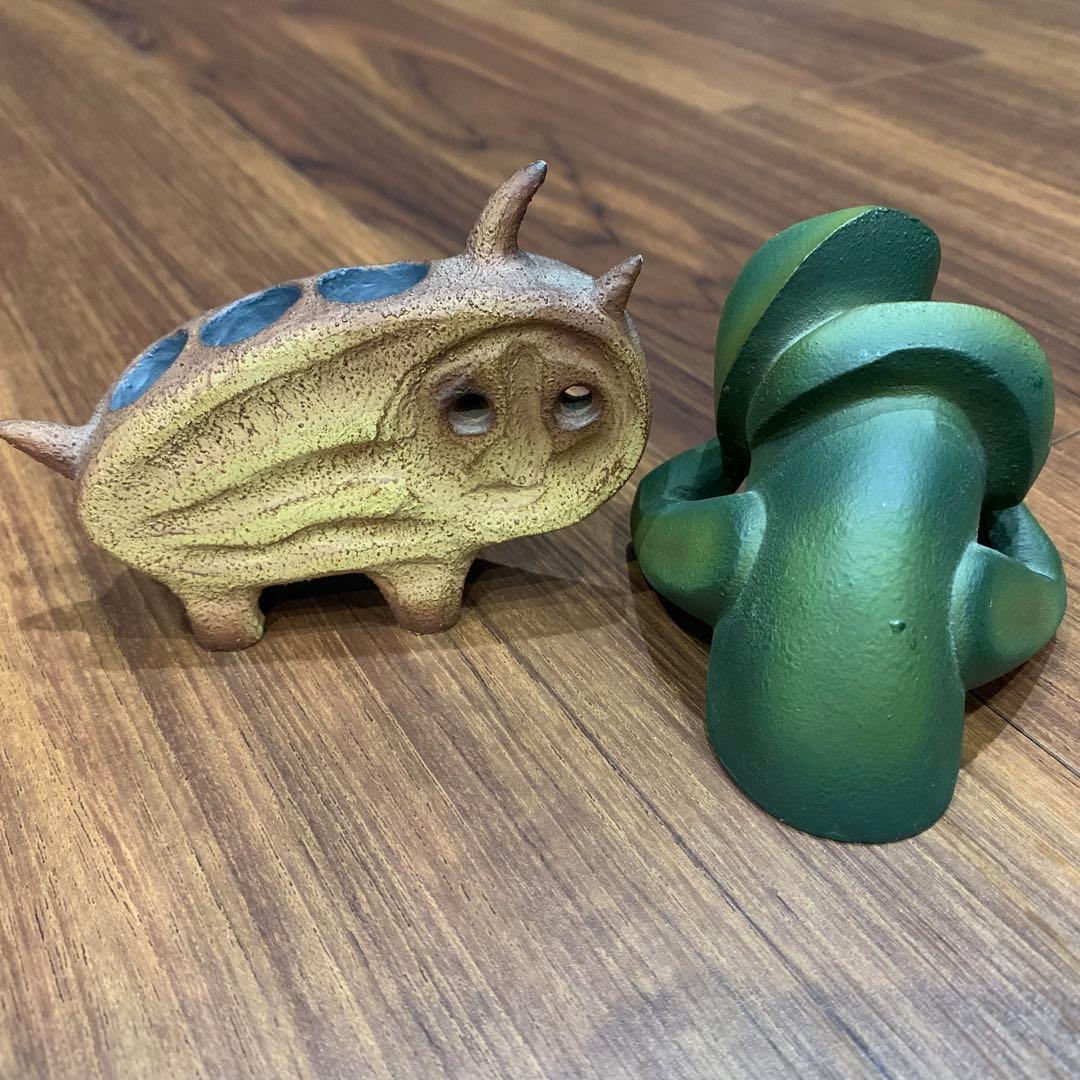 岡本太郎 犬の植木鉢 午後の日 フィギュア セットで 現代芸術アトリエ レプリカ