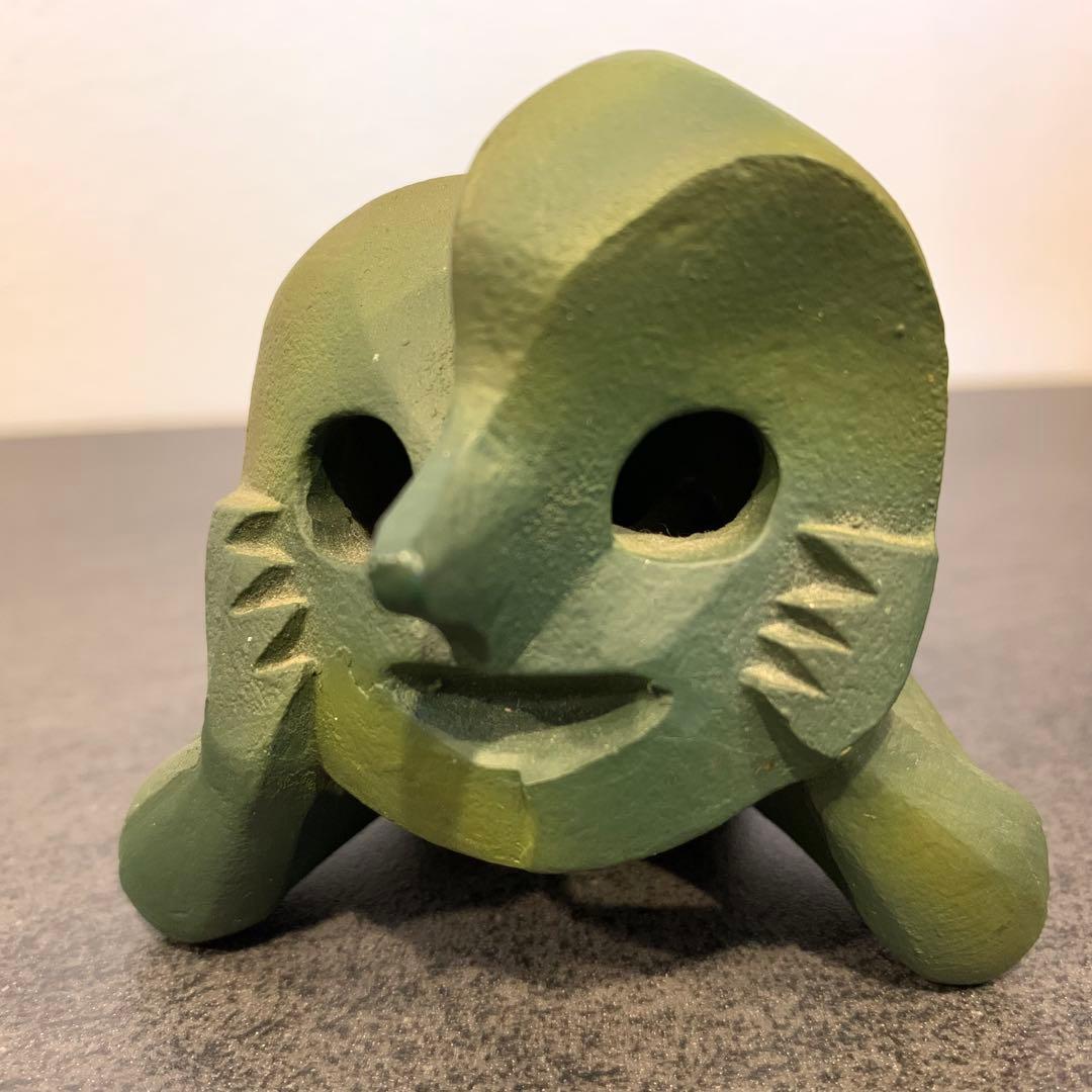 岡本太郎 犬の植木鉢 午後の日 フィギュア セットで 現代芸術アトリエ レプリカ