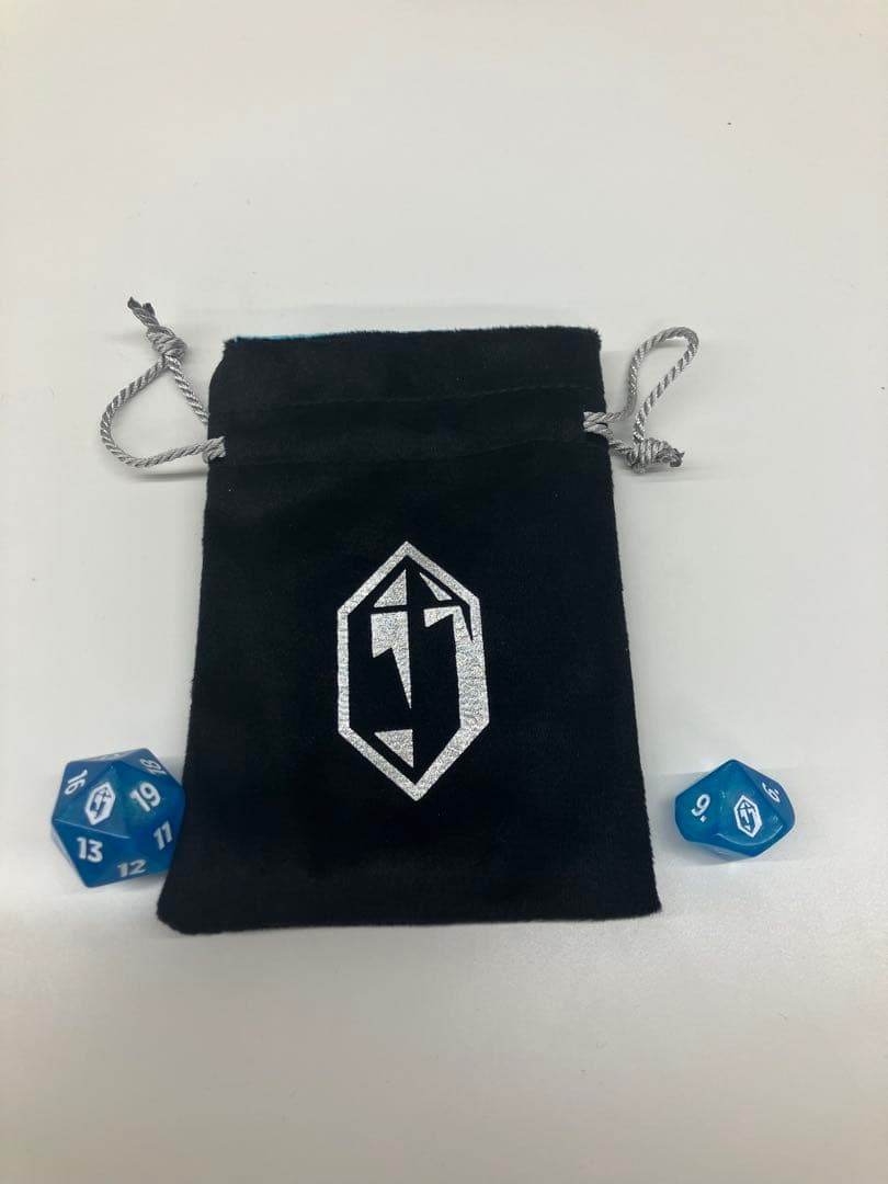 MTG レアダイス クリスタルダイス 20面 プレリ限定ポーチ、ダイスセット