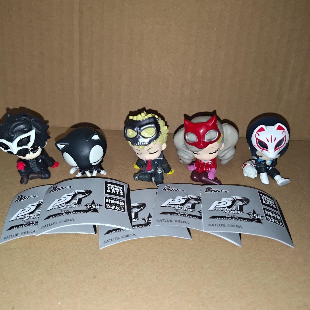 ペルソナ5 ザ・ロイヤル 肩ズンFig. ミニフィギュア 全5体セット