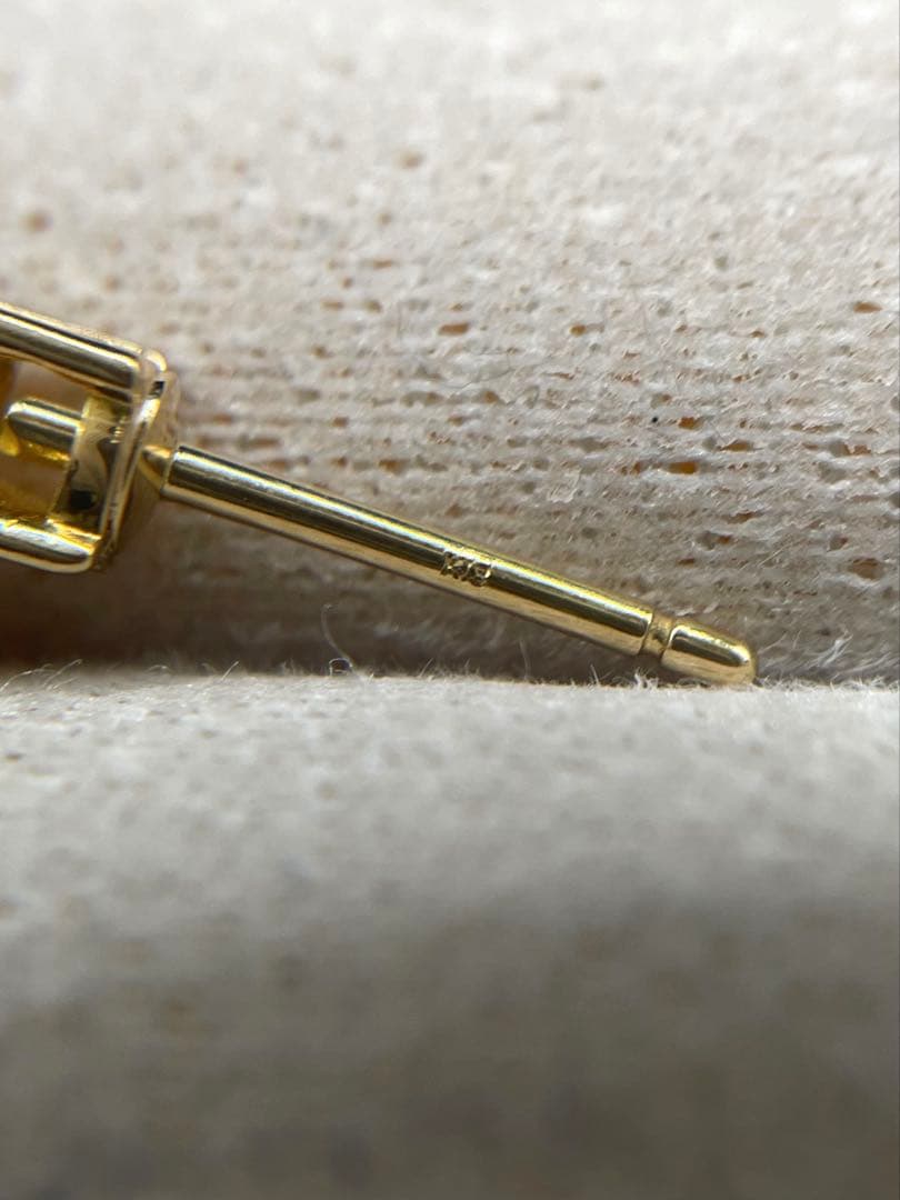 専用JL205★高級 ピンクサファイア0.38ct D K18 ピアス ソ付