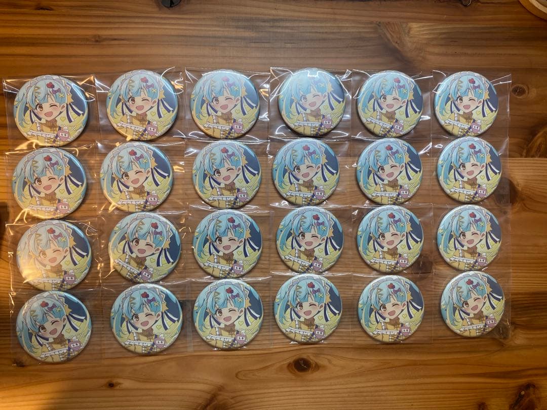 ゾンビランドサガゆめぎんがパラダイス缶バッジ　　星川リリィ　24個セット