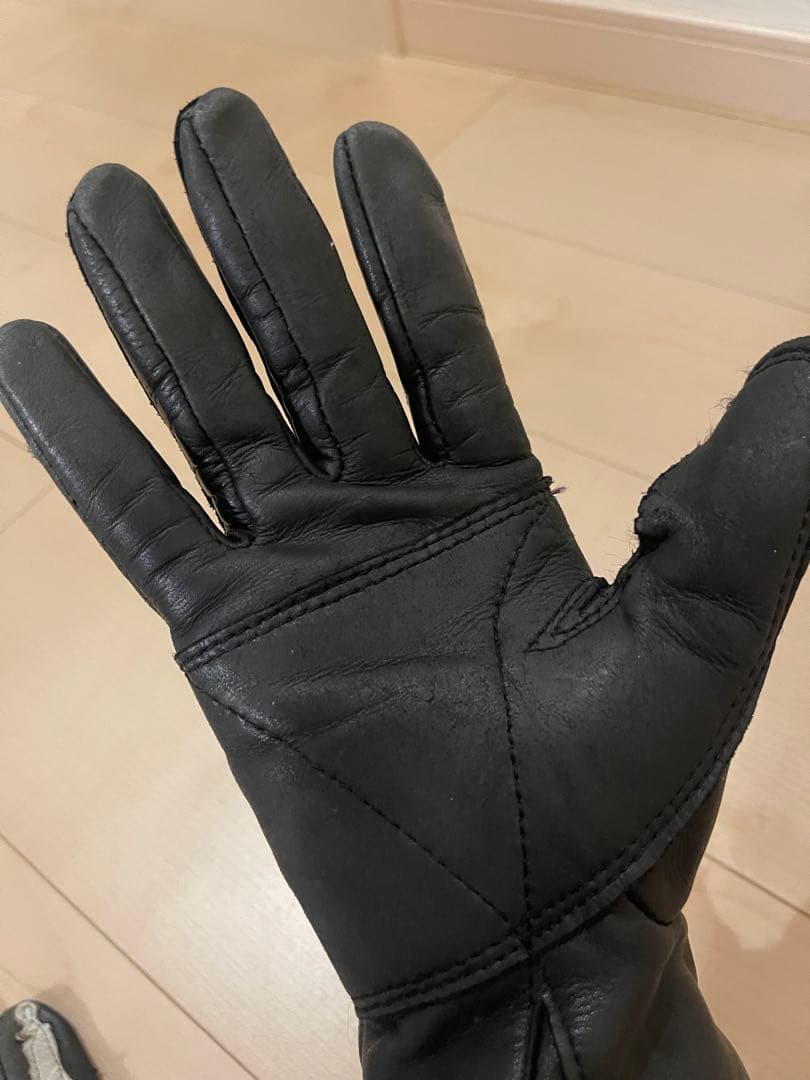 廃盤レア　VANSON レザー グローブ S 骨