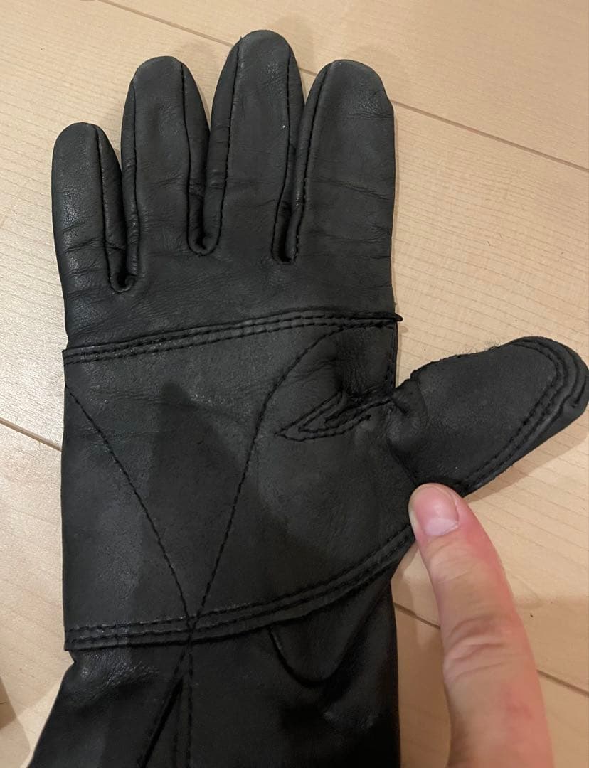 廃盤レア　VANSON レザー グローブ S 骨