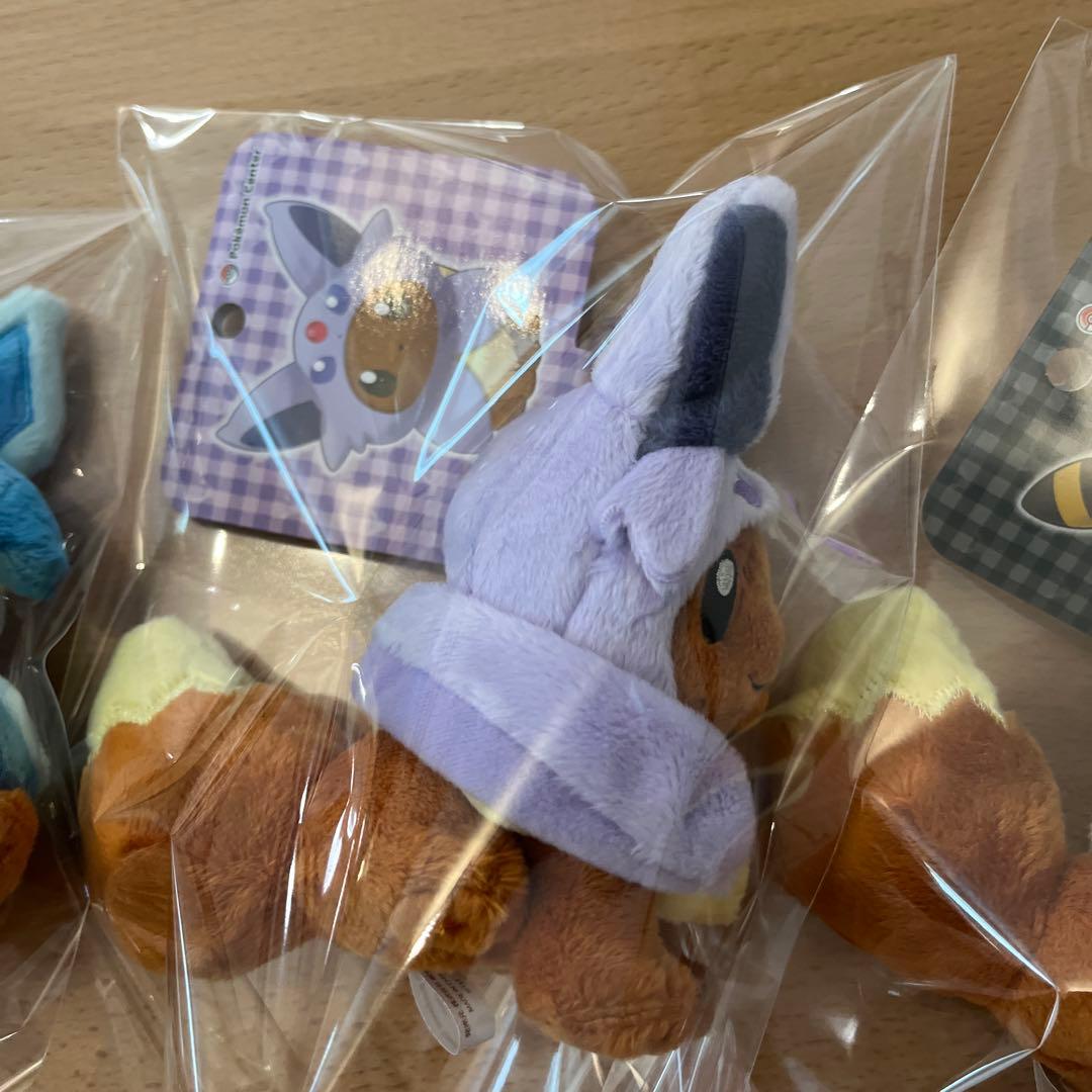 ポケモンセンター限定 ブイズのポンチョを着たイーブイ 8種セット