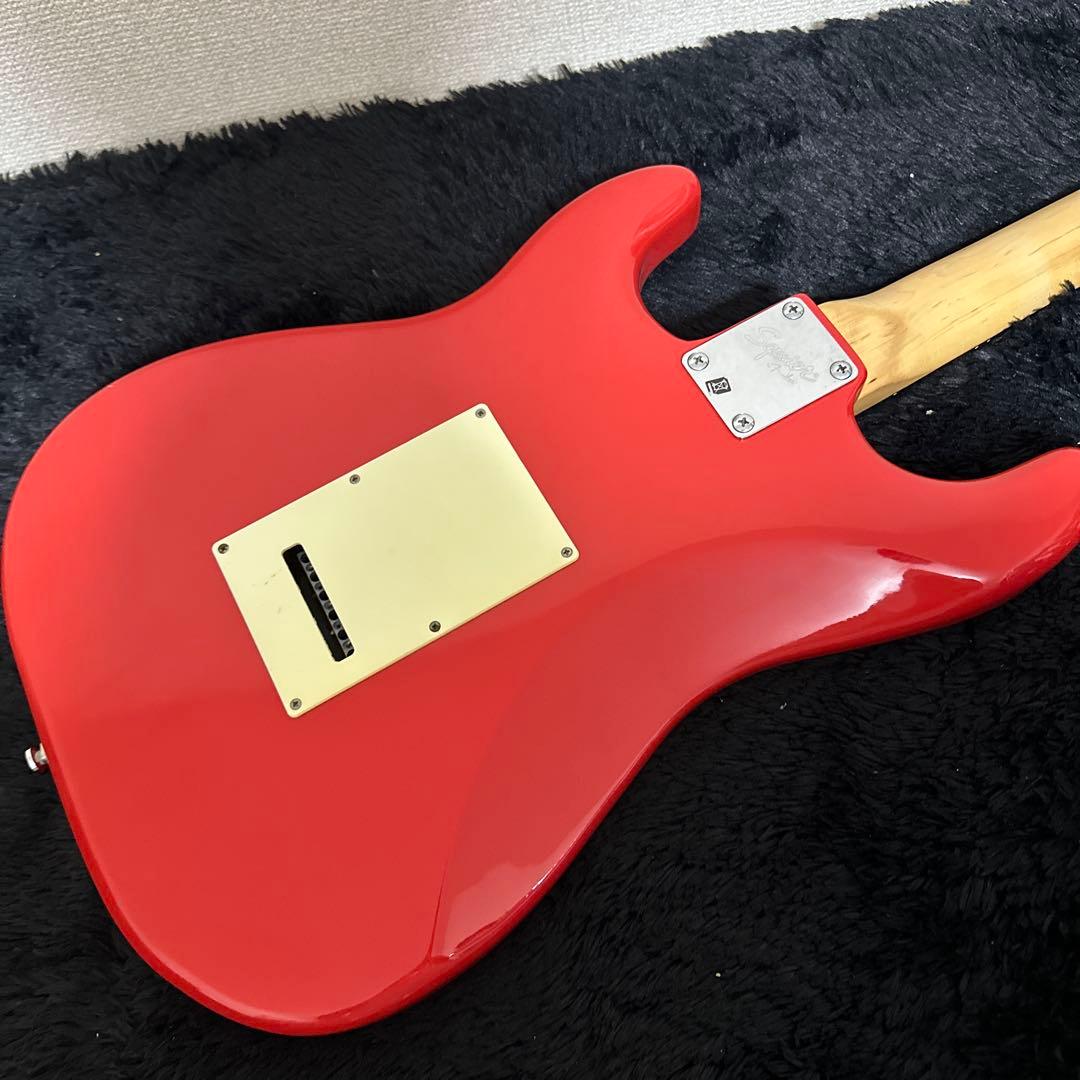Squier Stratcaster エレキギター レッド ストラトキャスター