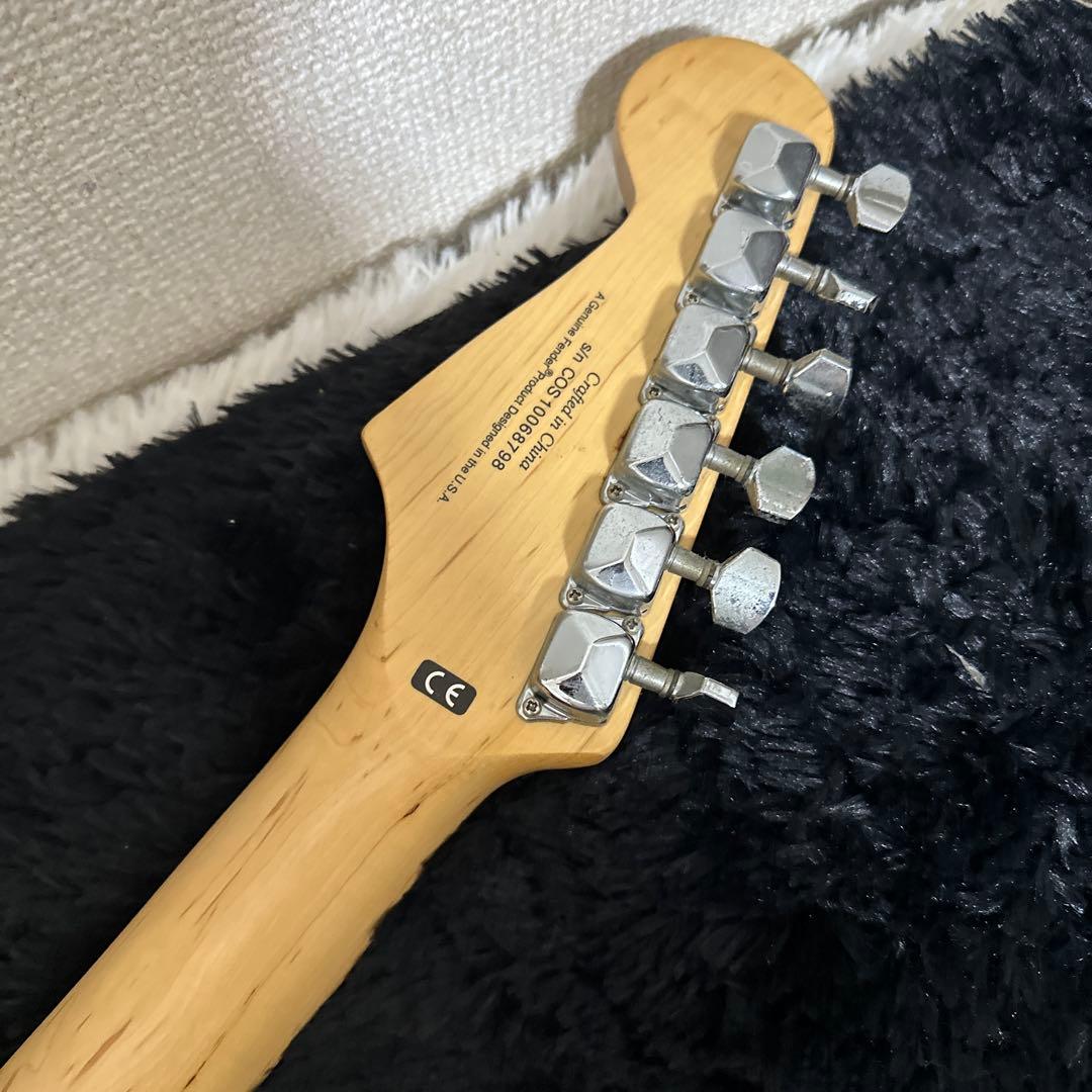 Squier Stratcaster エレキギター レッド ストラトキャスター