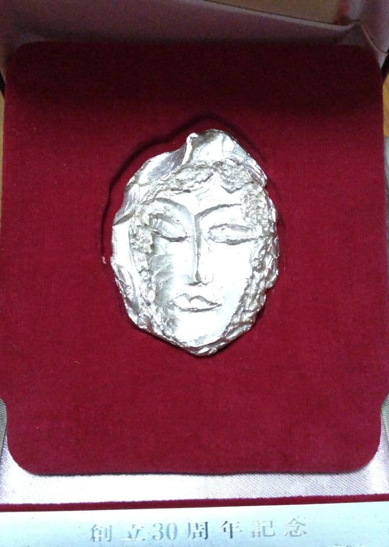 ハナコさま 田崎真珠 創立30周年記念 池田満寿夫 帽子の女 純銀製 銀メダル