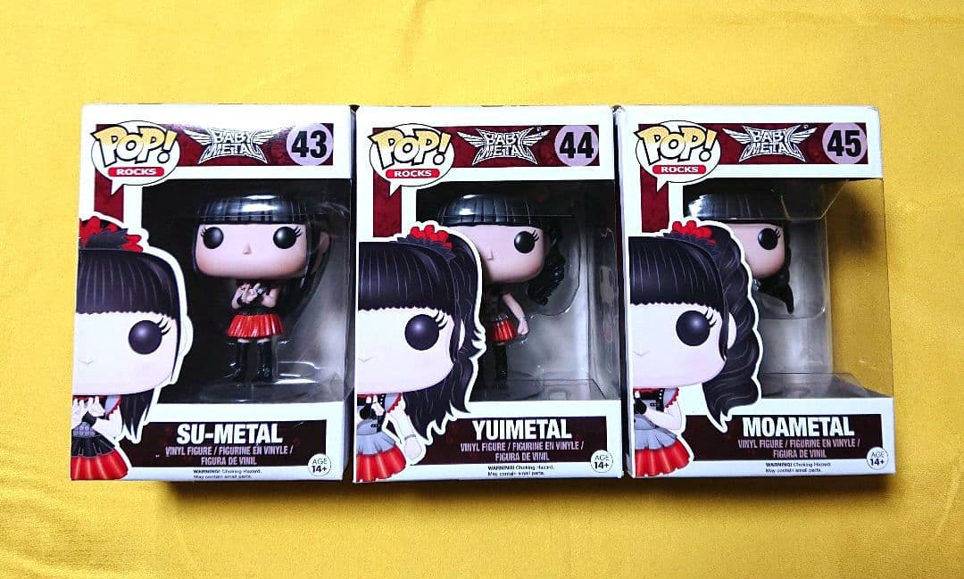 【新品】BABYL FUNKO POP! ROCKS フィギア3体セット
