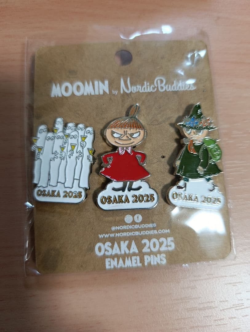 完売品 大阪関西万博 北欧館 ピンバッジ セット スナフキン ミー ニョロニョロ