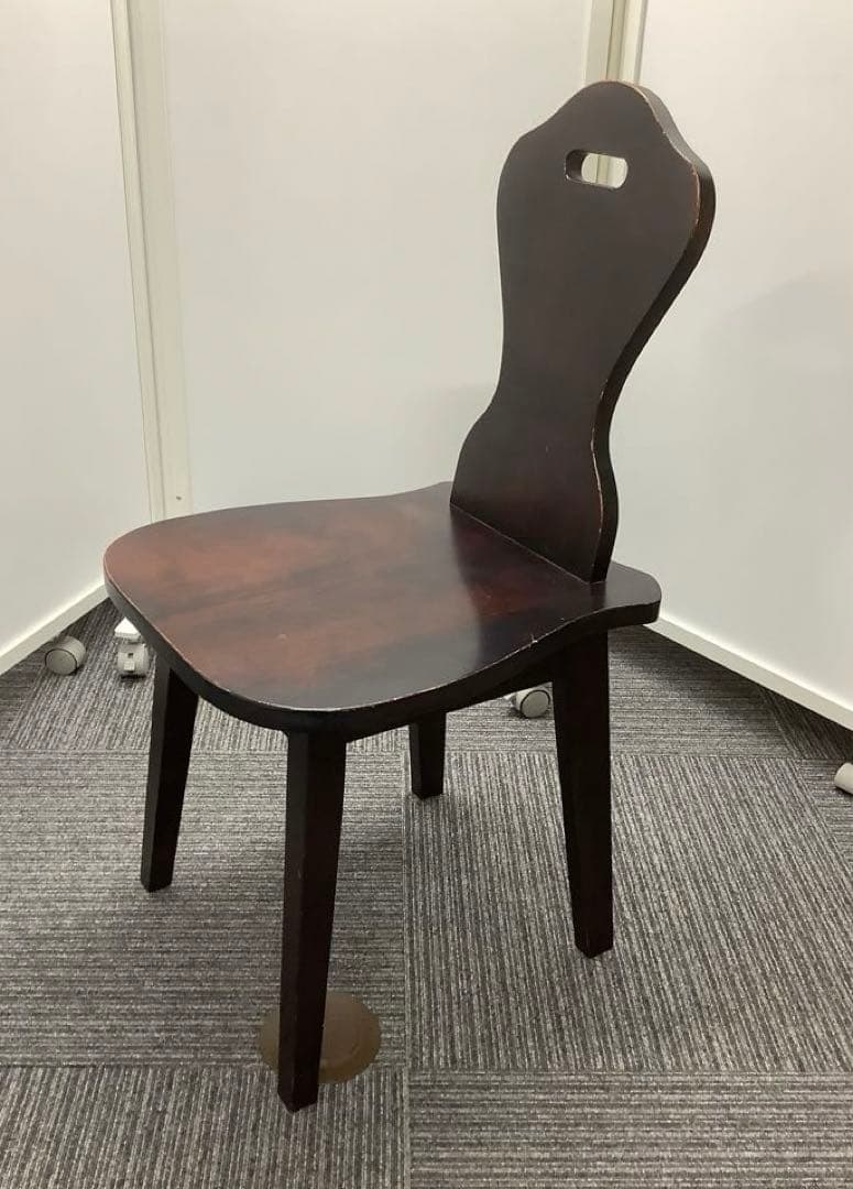 北海民芸 小椅子 ライティングビューロ用 ライティングデスク用 アンティーク家具