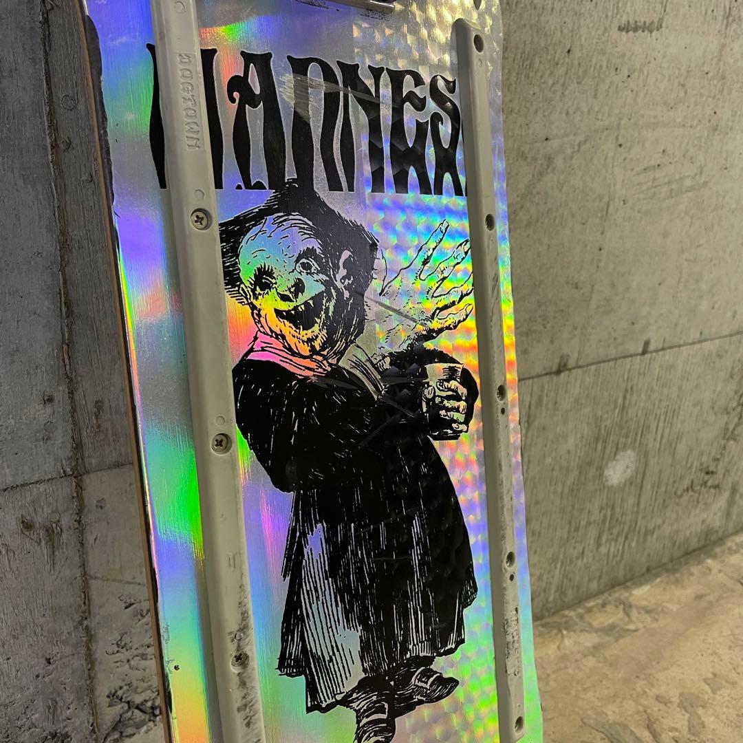 スケボー　MADNESS リフレクターデッキ　THEEVE チタントラック
