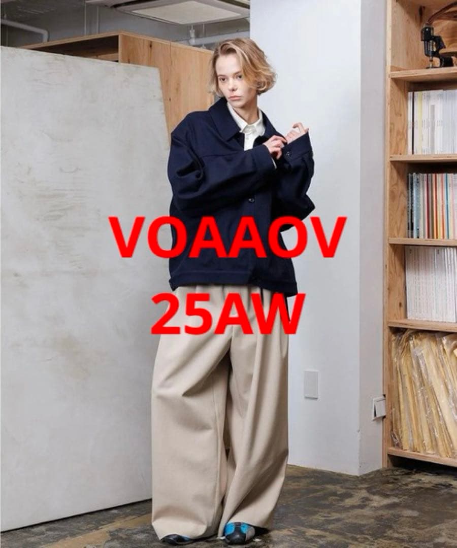 【25AW VOAAOV リサイクルメルトンセットアップ】