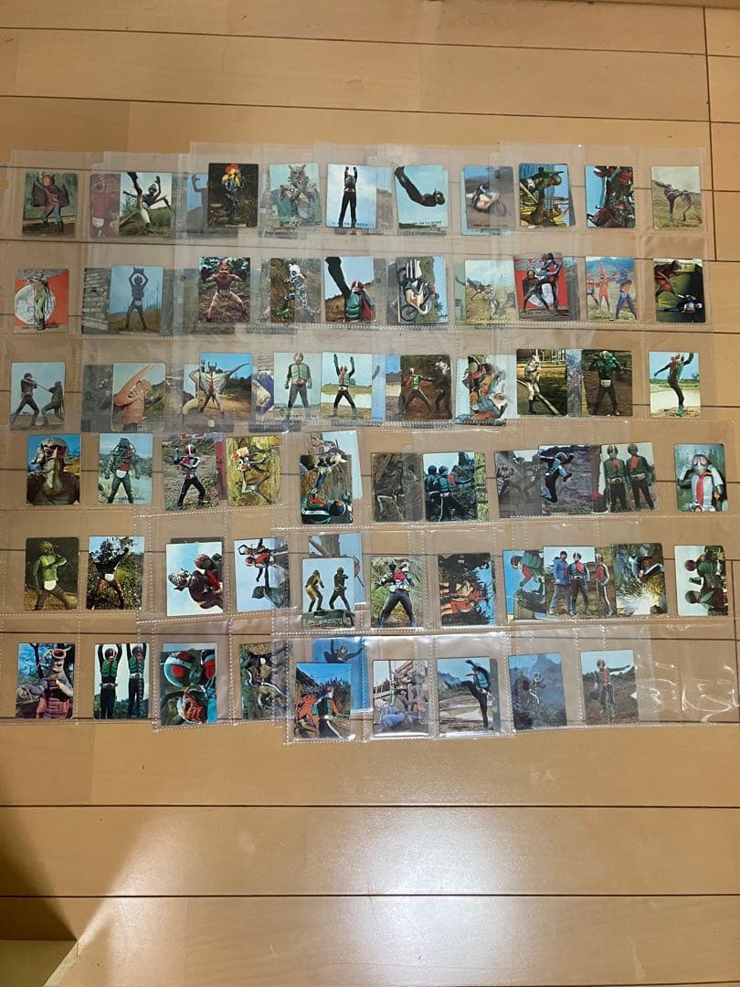 昭和レトロ★旧カルビー仮面ライダーカード★ 1番〜105番まで連番 表25局有