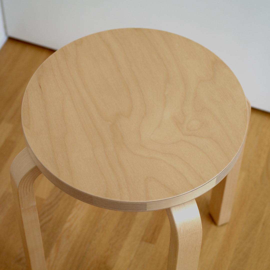 Artek Stool E60 バーチ 四本脚 アアルト アルテック スツール