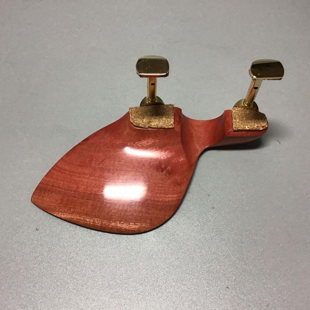 バイオリン顎当て　ピンクアイボリー　ガルネリタイプ