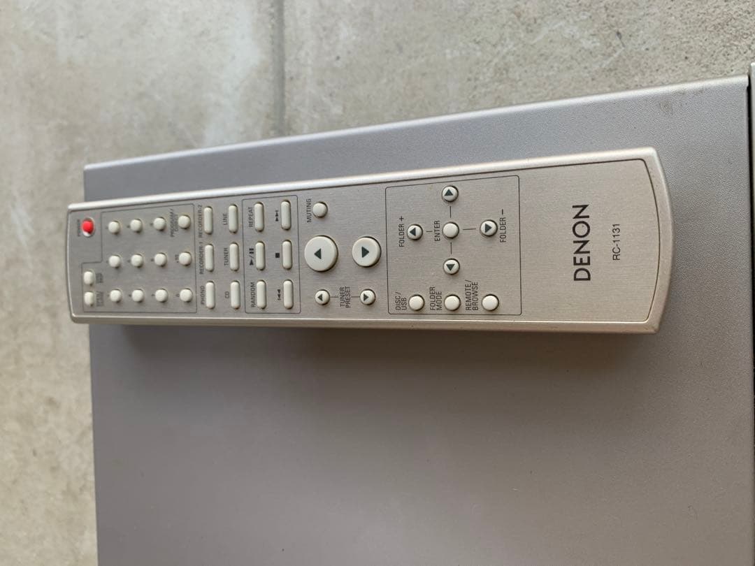 DENON デノン プリメインアンプ PMA-390SE シルバー 音響機器