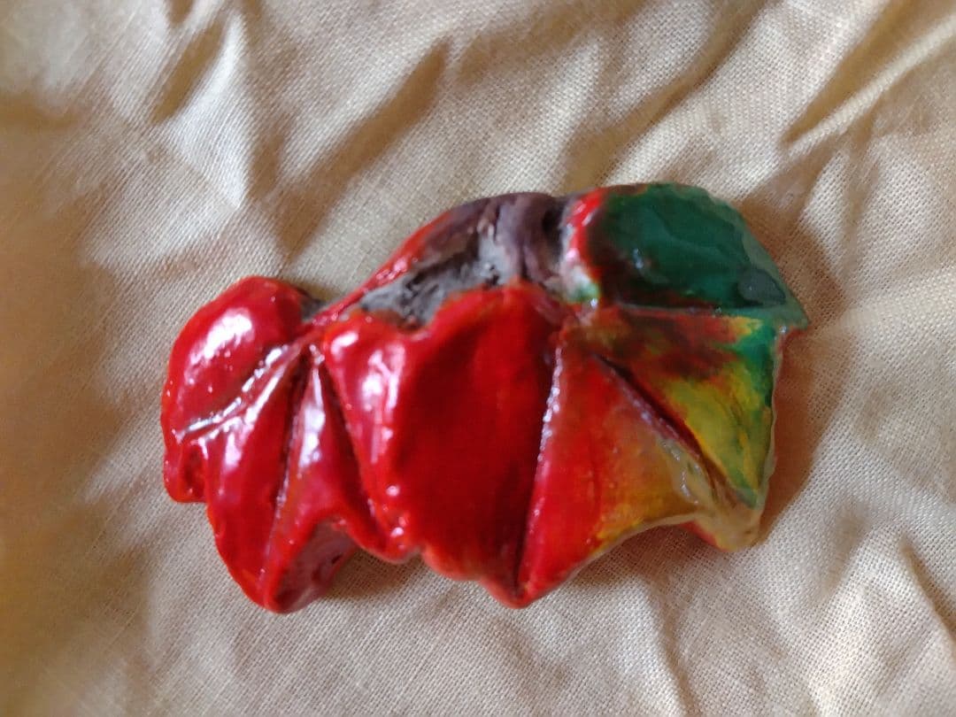 水月焼の帯留め　3点セット　木箱有り