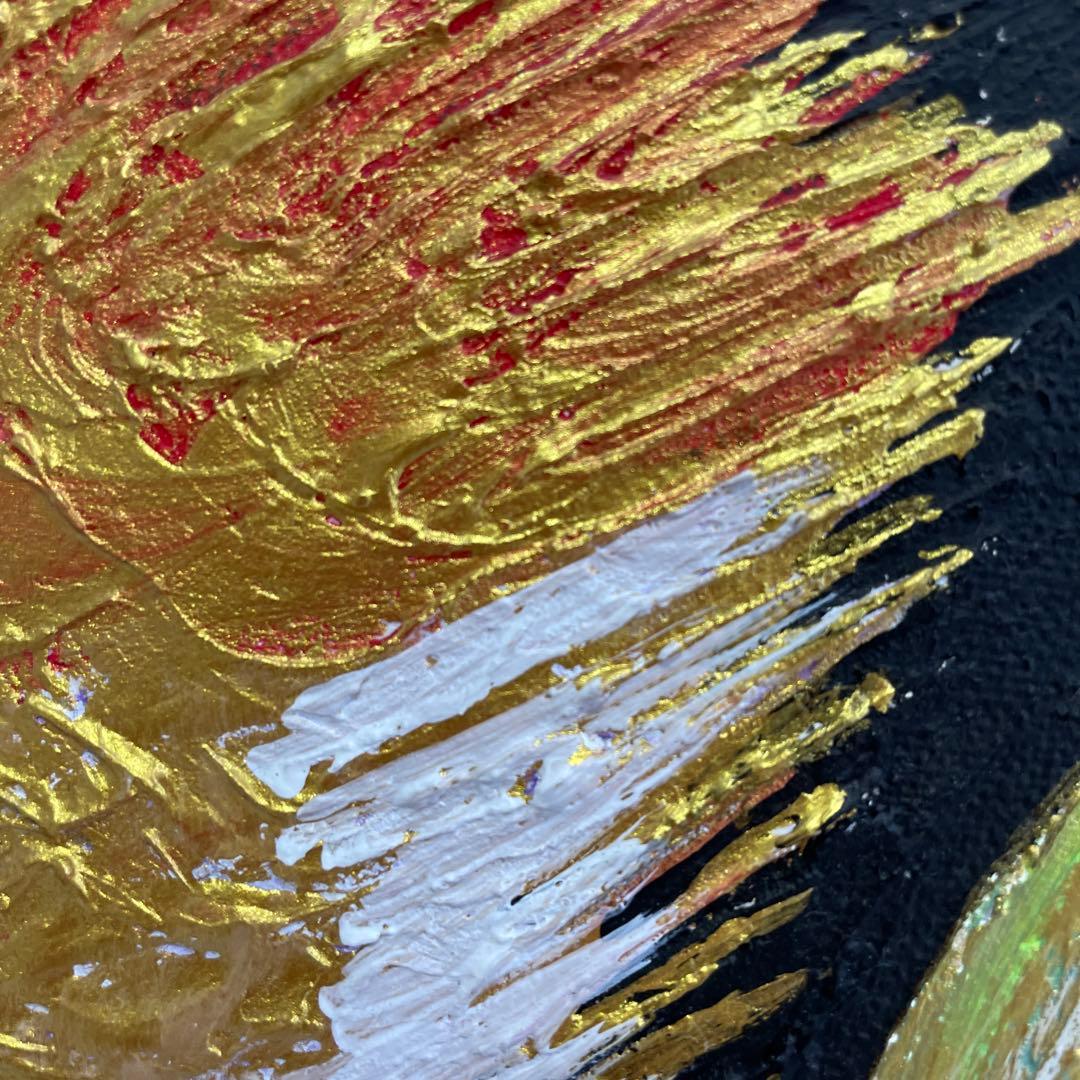 希少品　MAD JOHNSON/マッドジョンソン、ニワトリ絵画、直筆サイン入り