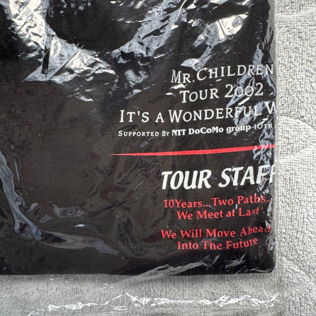 【新品】Mr.Children スタッフ限定 2002年 ツアー Tシャツ
