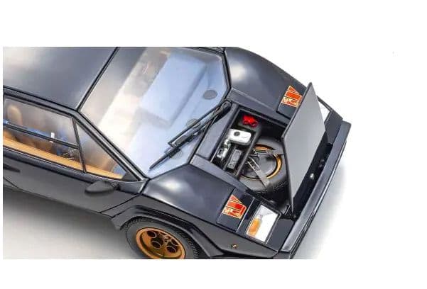 専用品≫美品　京商カウンタック　ウォルターウルフ　ダークブルー　1/18