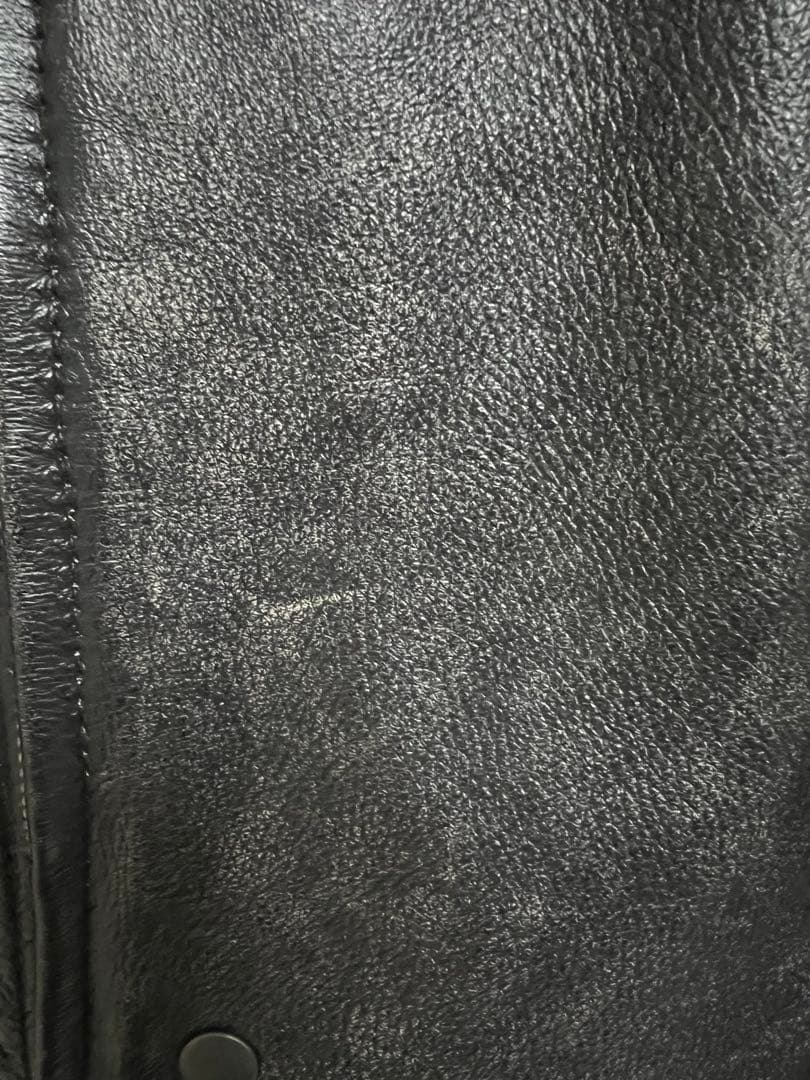 未使用 牛皮LMOODスモーカーカウハイドレザージャケット