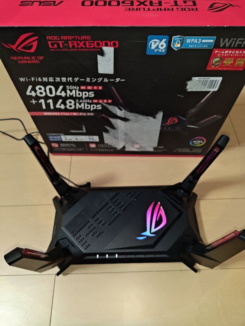 ASUS ROG Rapture GT-AX6000 ゲーミングルーター