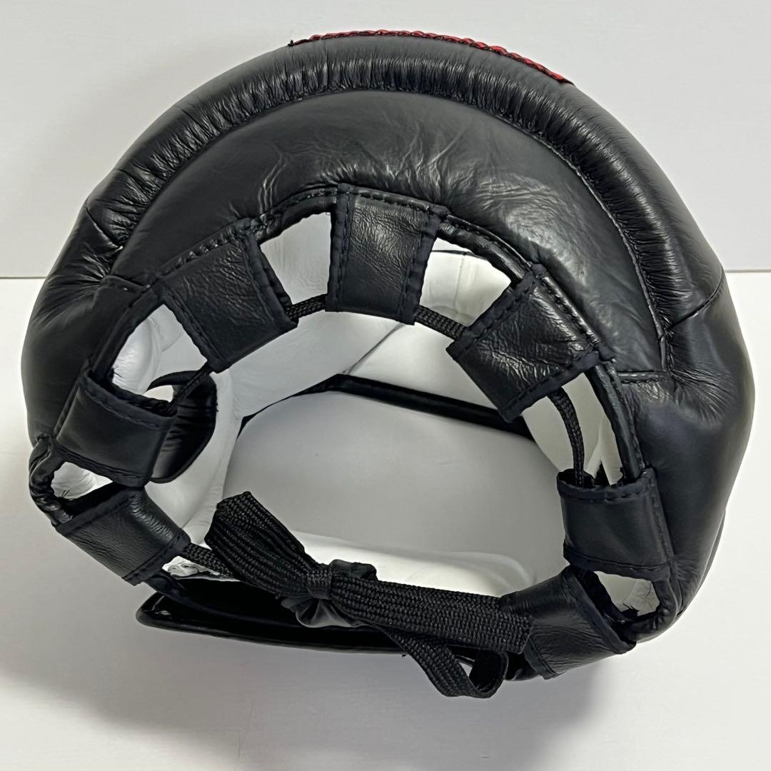 【極美品】TWINS ツインズ ヘッドギア ヘッドガード L 本革製 タイ製