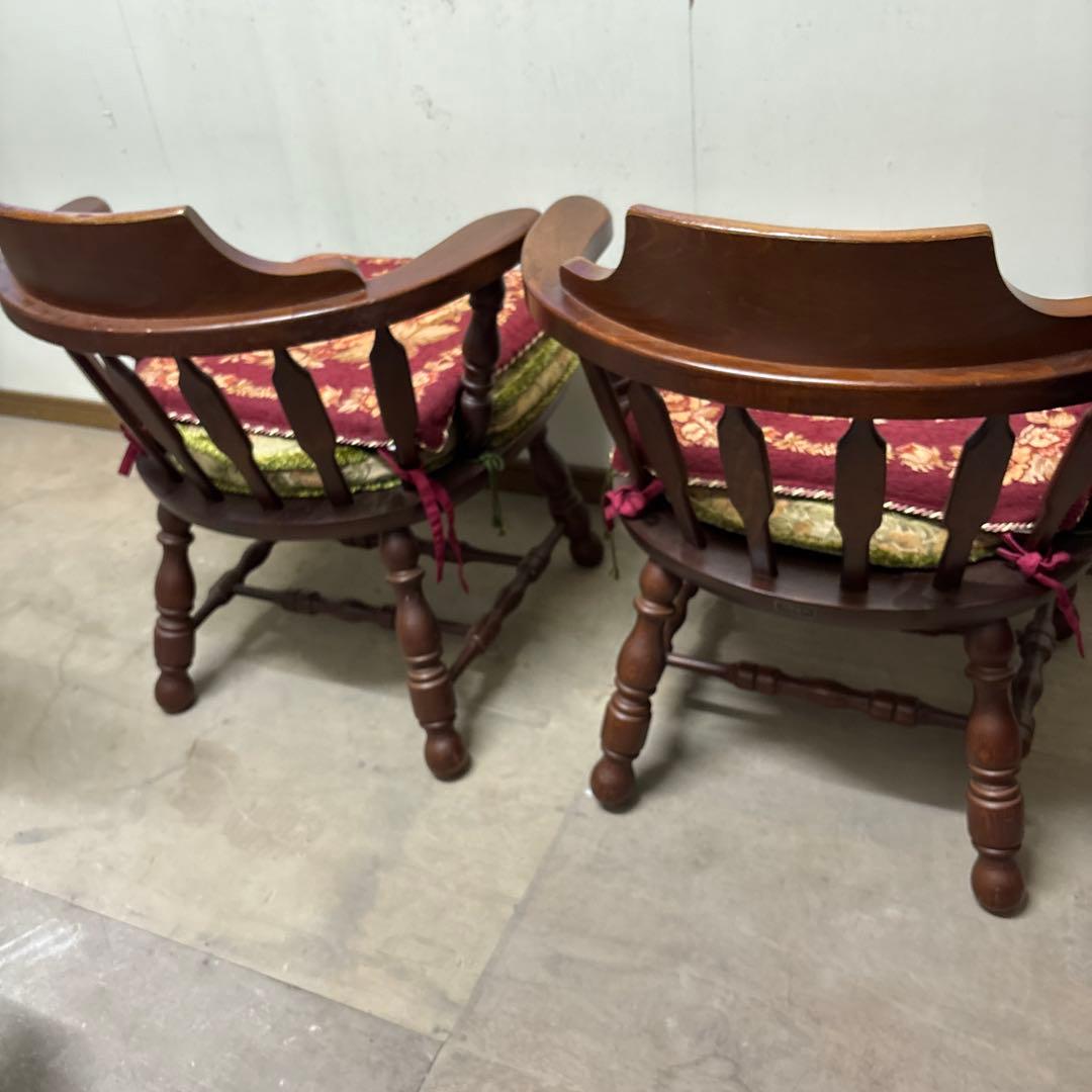 WINDS 太平　アンティークチェア　ローチェア　ウィンザーチェア　2脚　最安値