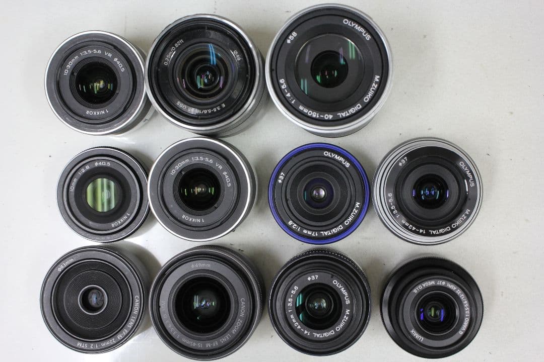 ミラーレス一眼用レンズ 11点 Canon SONY OLYMPUS Nikon
