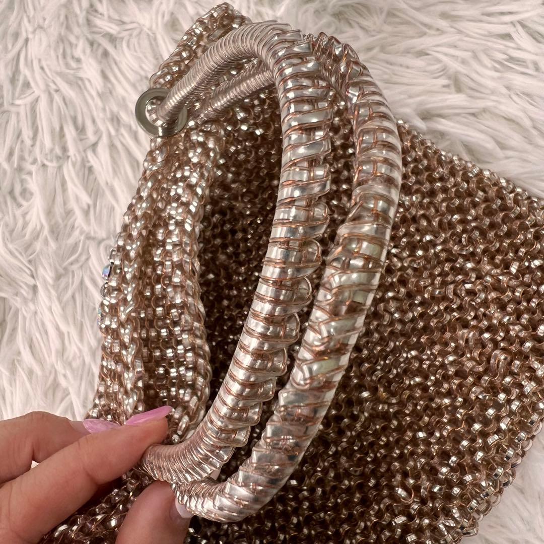 極美品！アンテプリマ ピンク リボン パール　NASTRO/ナストロ