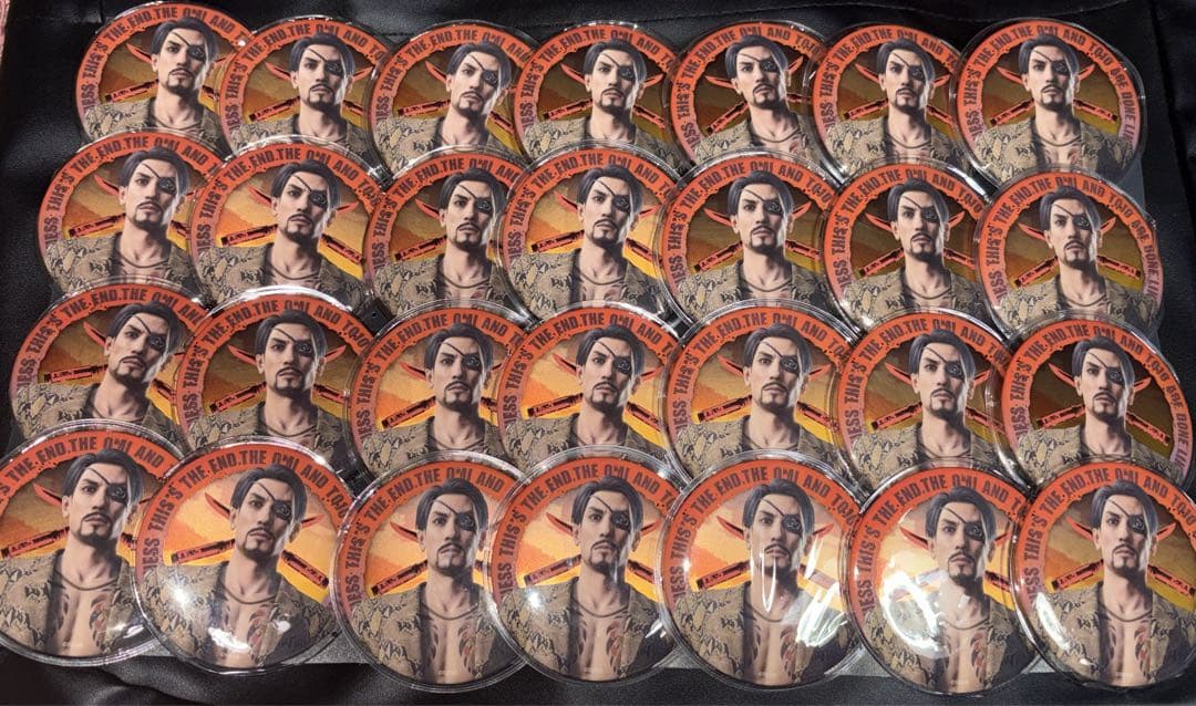 真島吾朗 セガラッキーくじ 缶バッジ