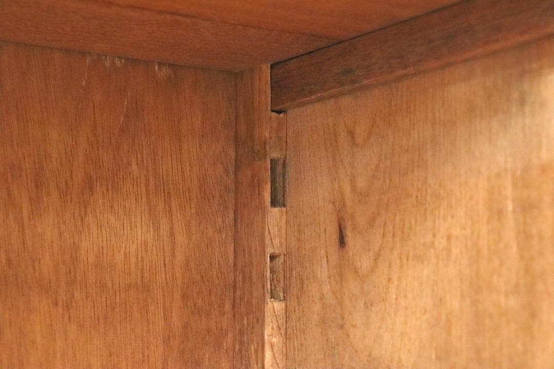 ※いのうえ レトロ オーク材 本箱 食器棚 書庫 戸棚 収納 キャビネット