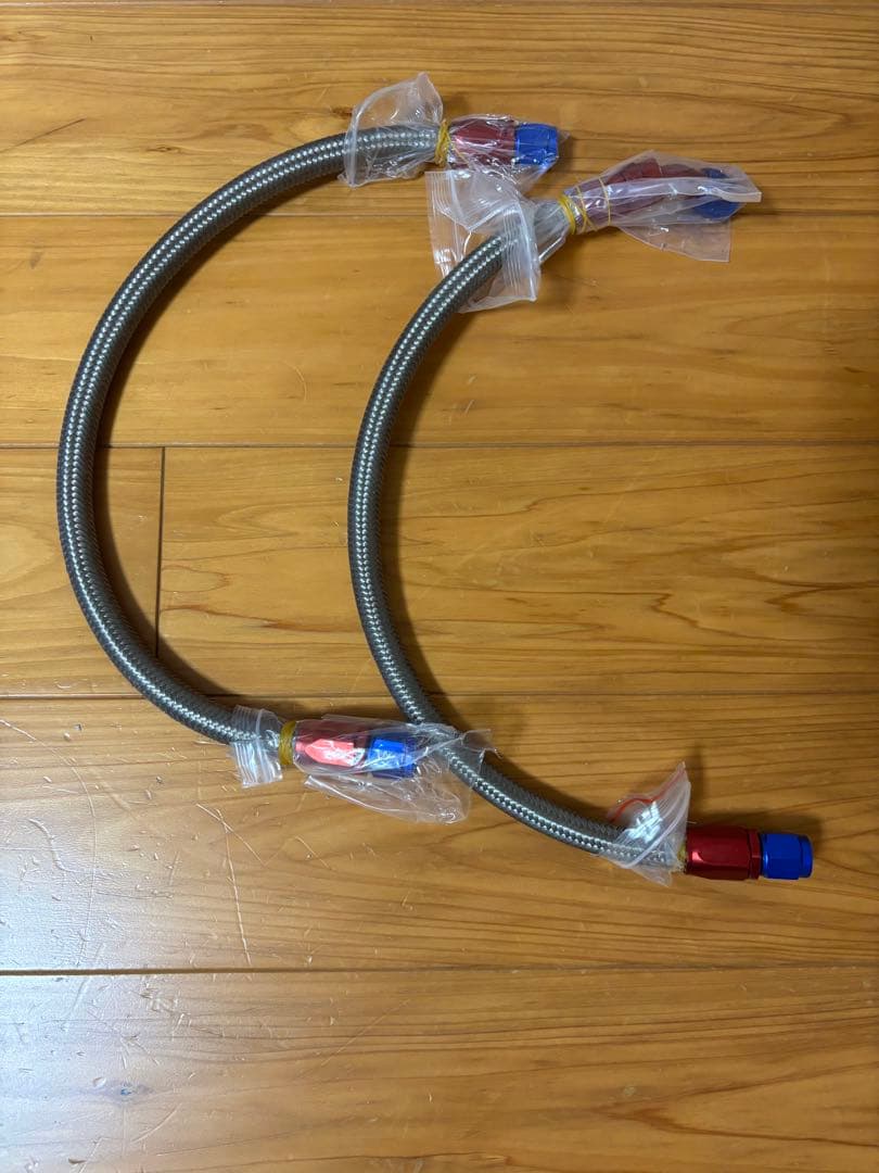 ゼファー400 オイルクーラーメッシュホース