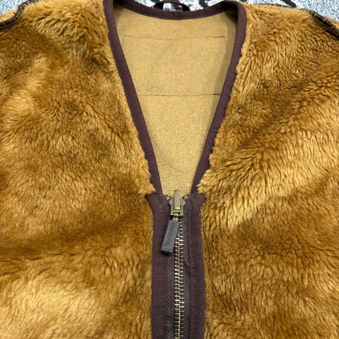 90s〜 Barbour バブアー ボアライナー ジップアップ ベスト