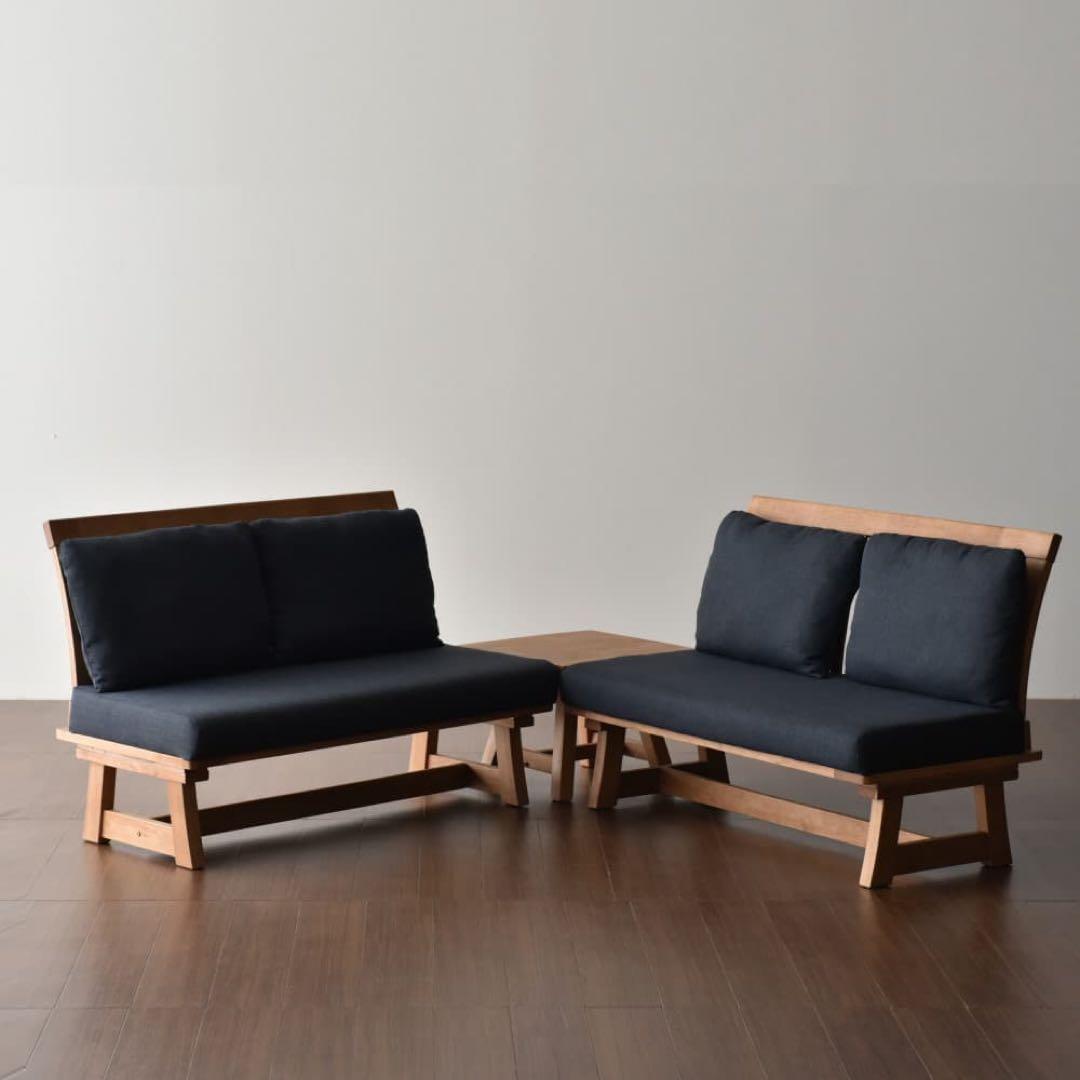 松田家具　SABO ダイニングセット③2Pチェア