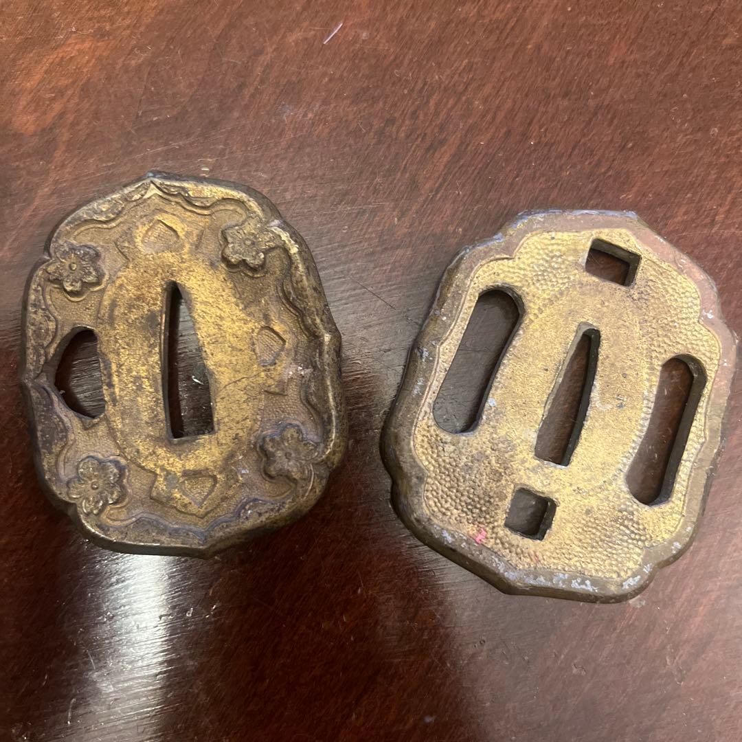 大日本帝国 陸軍 九五式軍刀 下士官軍刀 曹長刀 初期型 真鍮製 極厚 鐔 鍔