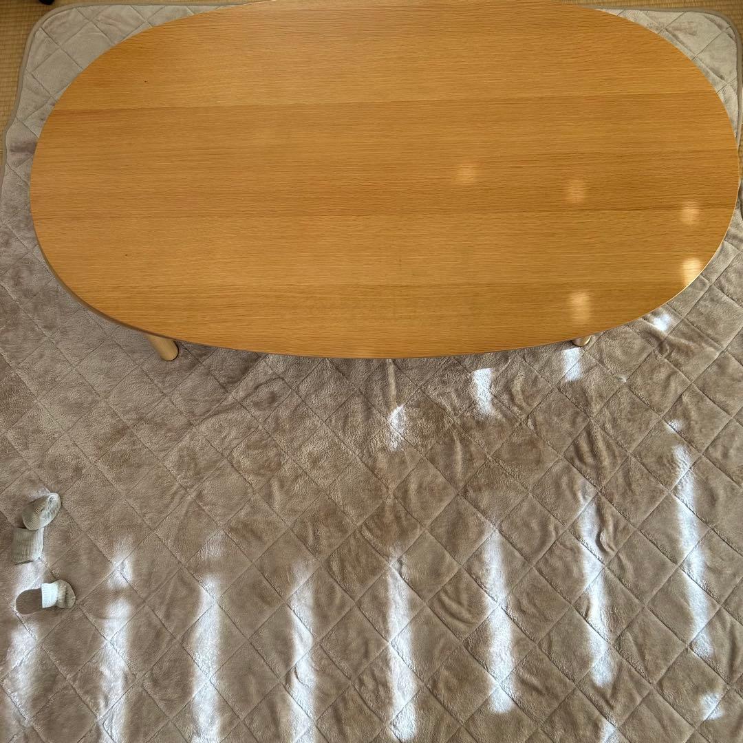 無印良品　楕円形こたつ MJ-KD1-N 2021年　こたつ本体と布団のみ