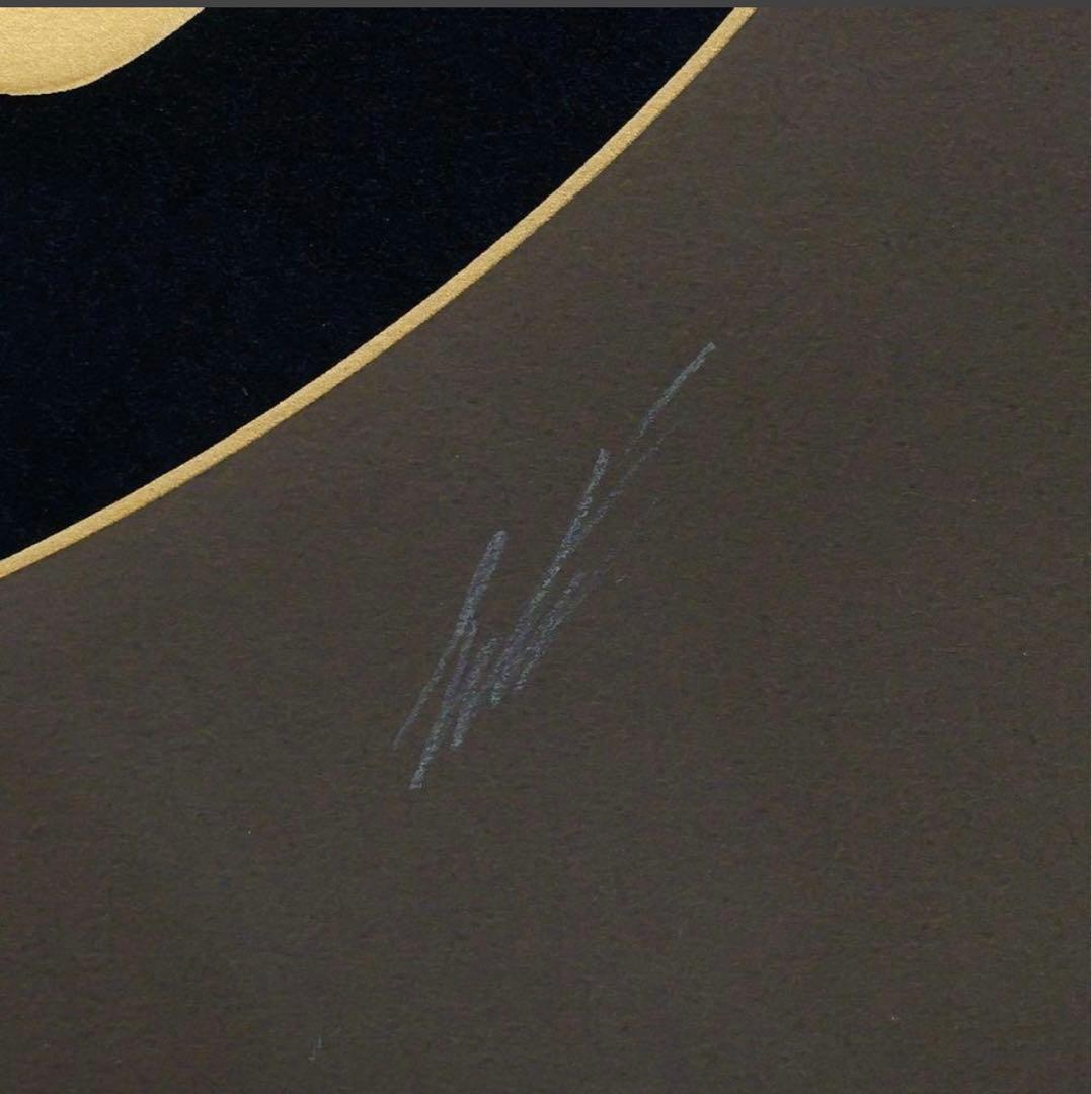 エルテ「ウェイティングレディース」シルクスクリーン 直筆サイン 証明シール