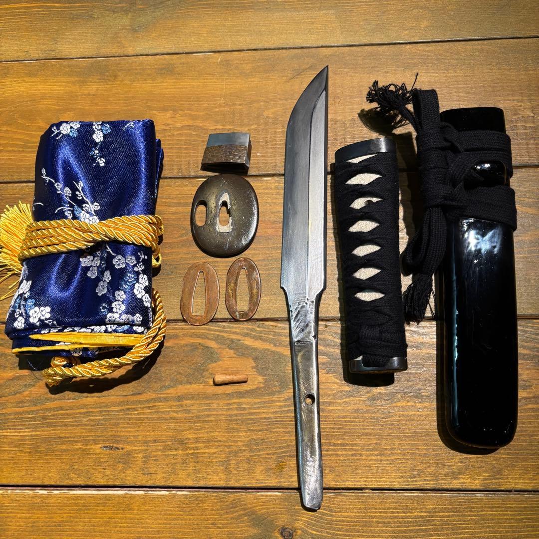 日本刀残欠クラフトナイフNo.61 最上大業物 奥州国山城大掾藤原国包 拵