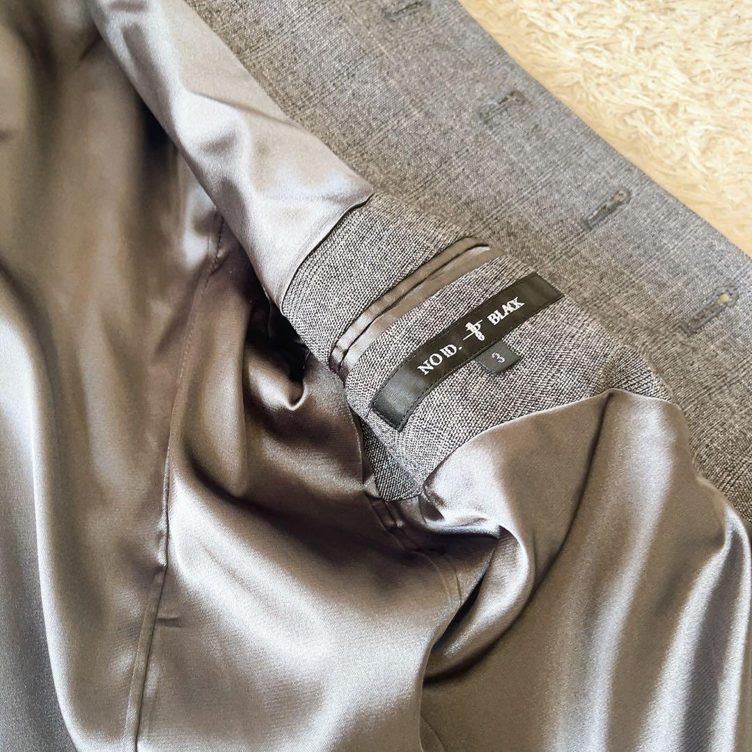 NO ID.BLACK ノーアイディー　ストレッチシングルナポレオンジャケット