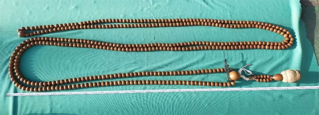 百万遍大数珠・百万遍念仏・仏教美術・仏像・寺院・数珠繰り・大念珠・骨董