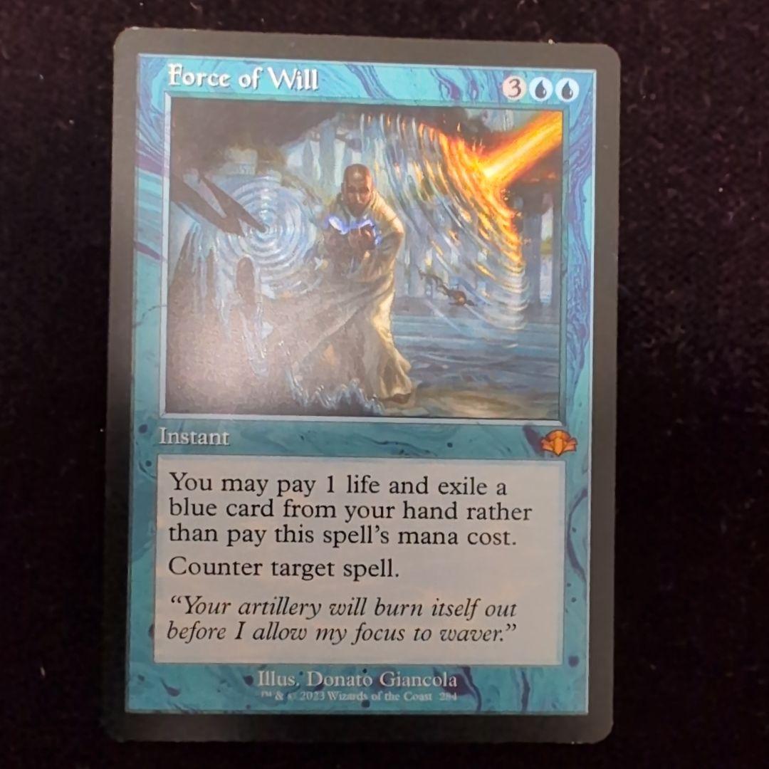 MTG　意志の力　Force of Will　英語版　4枚セット