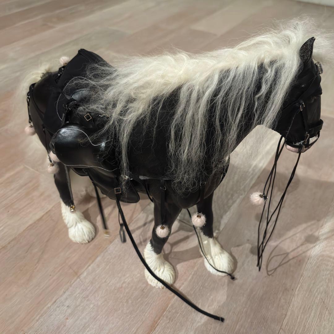 リアル　BIGサイズ　馬　シャイヤー　輓馬　フィギュア