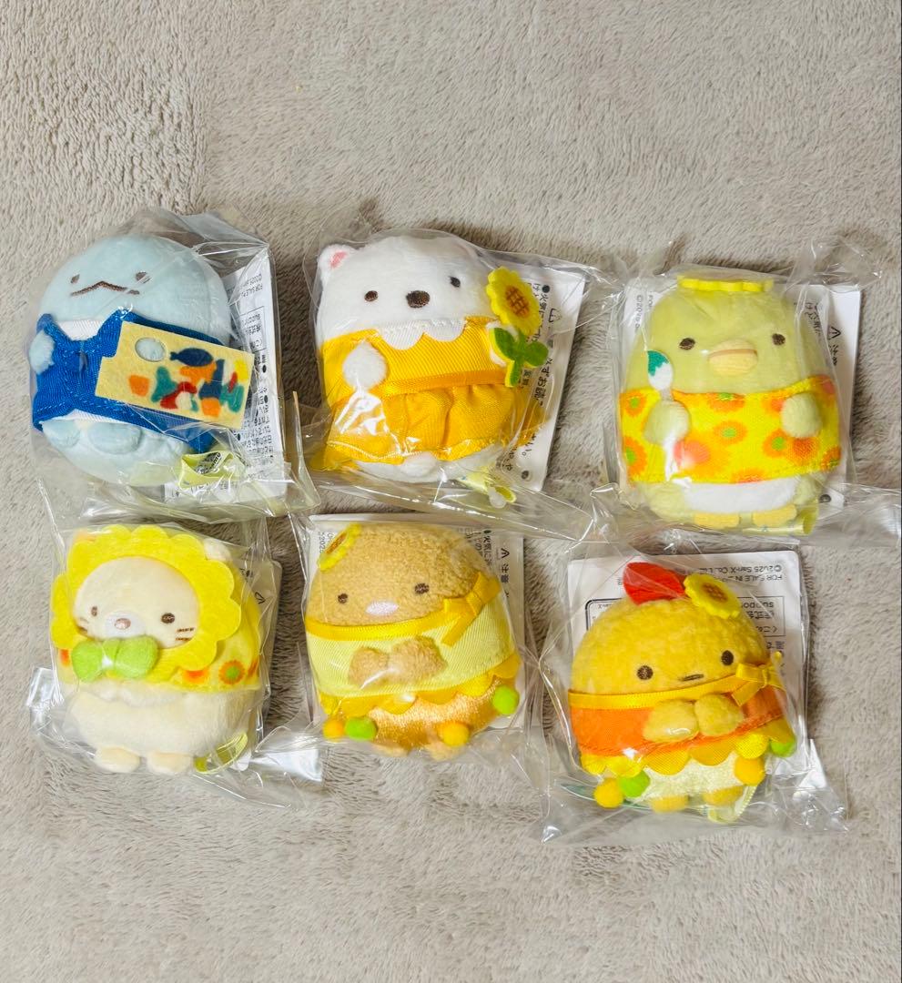 限定 すみっコぐらし×ゴッホ展 てのりぬいぐるみ ６種コンプリートセット