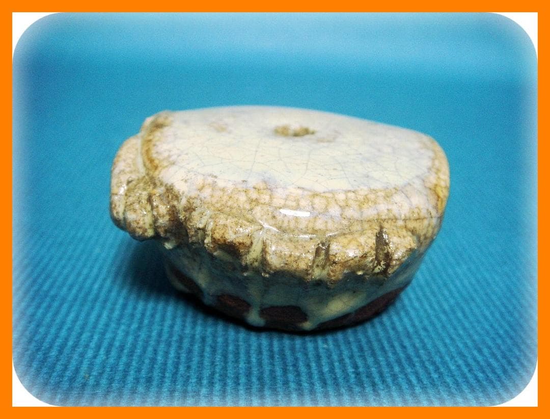 370『蟹 水滴』陶器　/骨董品 古美術 アンティーク 古玩