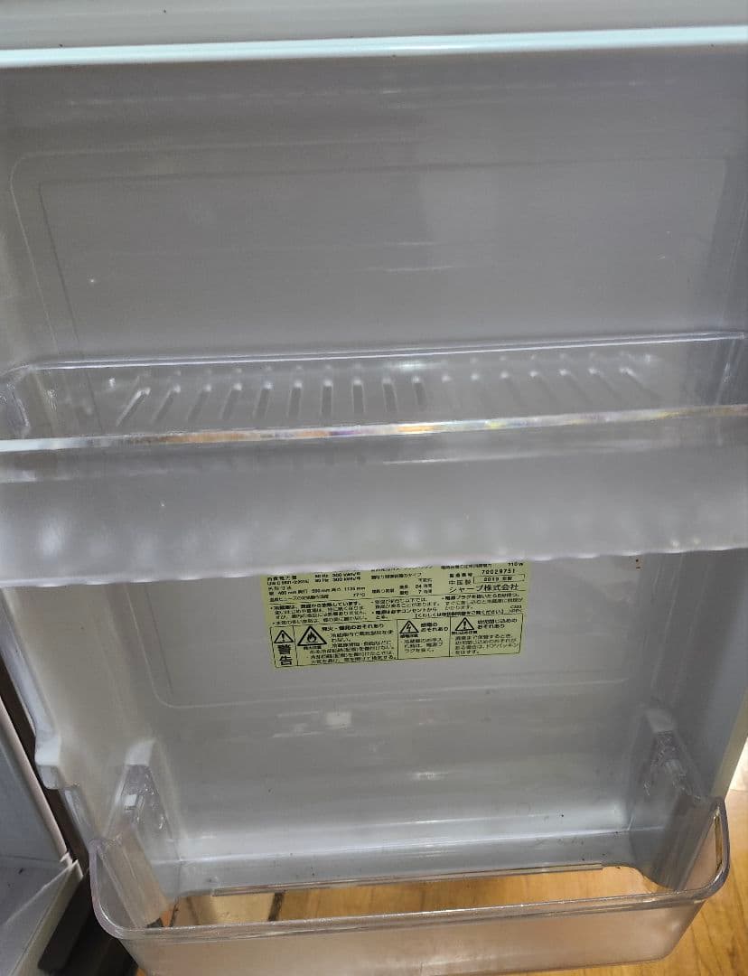 SHARP　冷蔵庫　SJ-D14E　2019年製