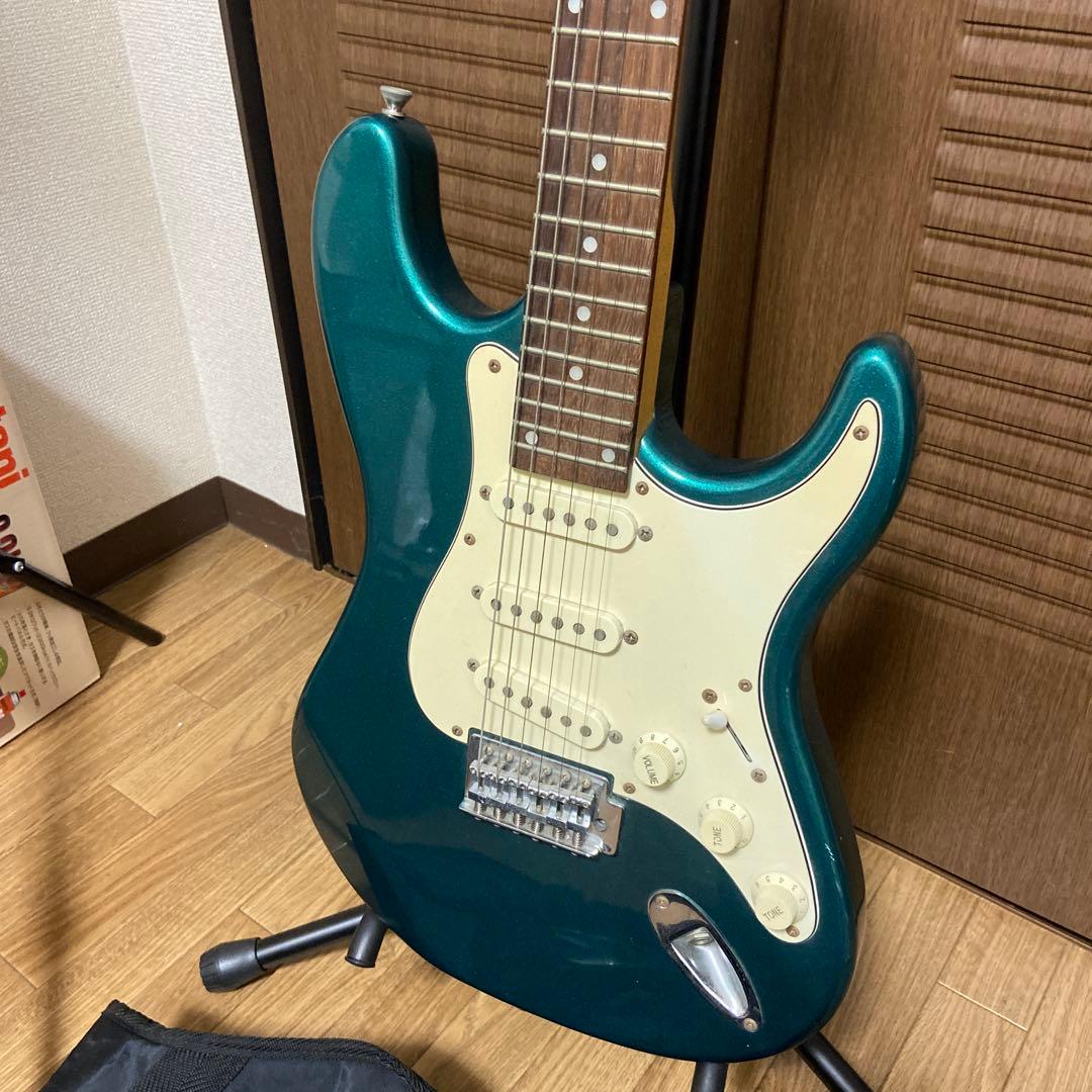 Faster エレキギター グリーン