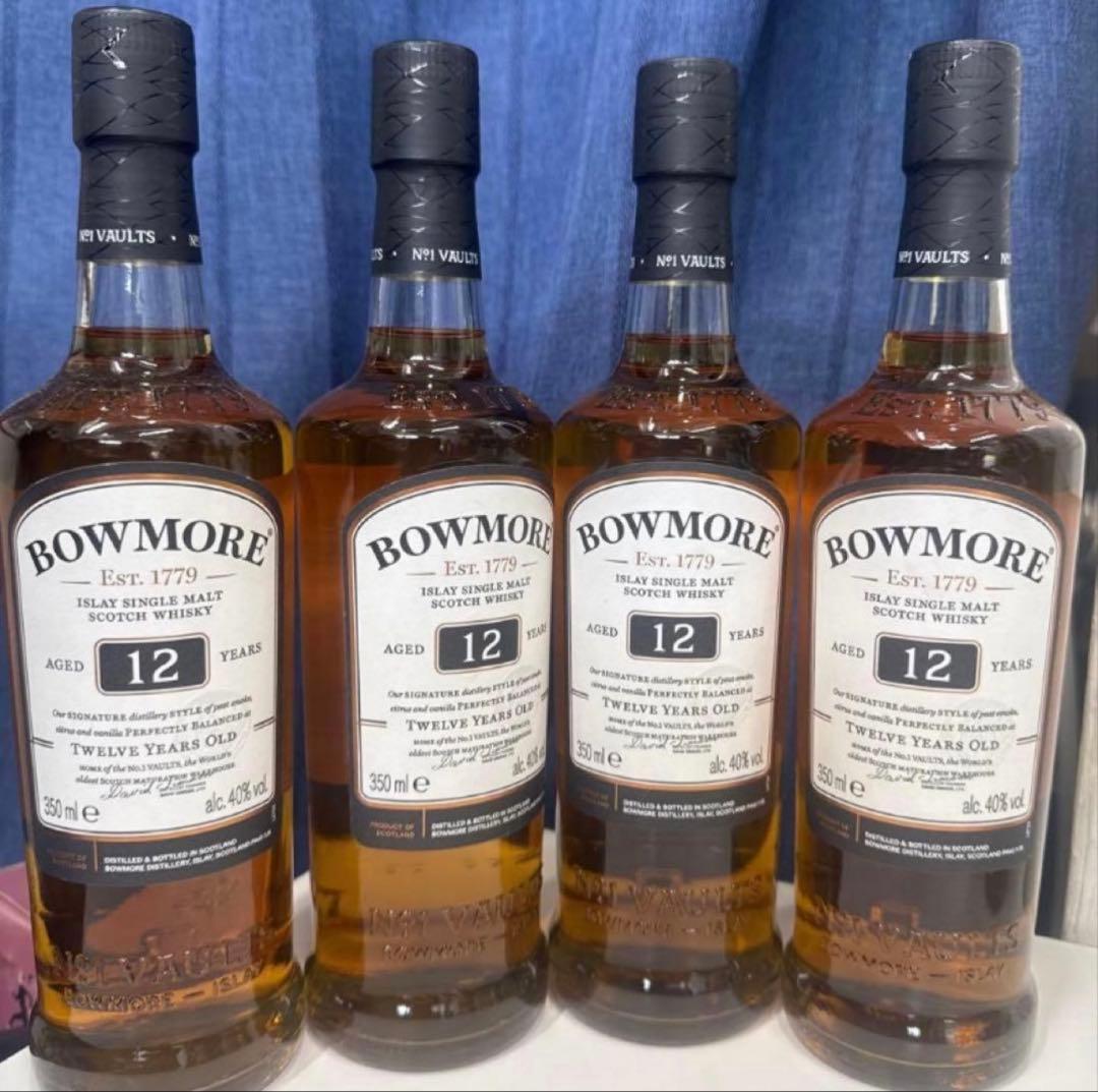 BOWMORE 12年 スコッチウイスキー 350ml 4本