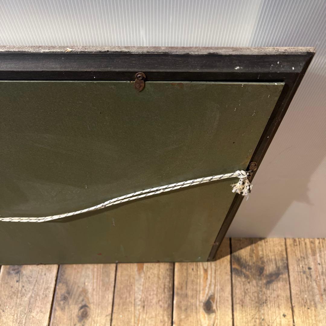 「ポピー」 額装 悦子 額縁入り 水彩画　壁掛け　インテリア　コレクション